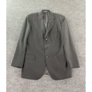 Polo Ralph Lauren Suit Jacket 46 L Gray Wool Luxury Designer Luxury Italy Sport